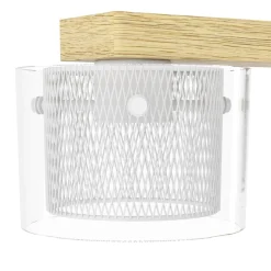 Riippuvalaisin Eglo connect.z Andreas-z, 88cm, 4xLED 3.7W, IP20, valkoinen/puu