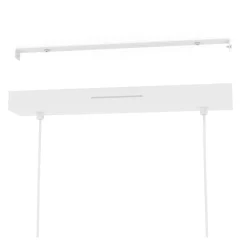 Riippuvalaisin Eglo connect.z Andreas-z, 88cm, 4xLED 3.7W, IP20, valkoinen/puu