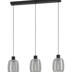 Riippuvalaisin Eglo Molochio-z LED RGB CCT 3-osainen musta