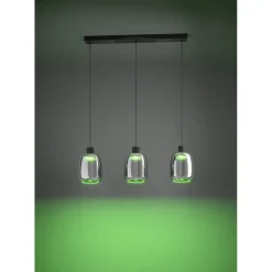 Riippuvalaisin Eglo Molochio-z LED RGB CCT 3-osainen musta