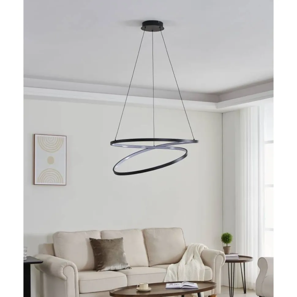 Riippuvalaisin Eglo Ruotale LED Ø55cm hiekka