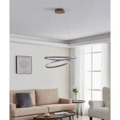 Riippuvalaisin Eglo Ruotale LED Ø55cm hiekka