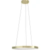 Riippuvalaisin Eglo Vallerosa, Ø58cm, LED, 25.2W, IP20, messinki/valkoinen