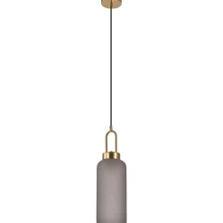 Riippuvalaisin House Nordic Luton Cylinder, Ø13cm, messinki/matta savulasi