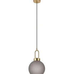 Riippuvalaisin House Nordic Luton Round, Ø20cm, messinki/matta savulasi
