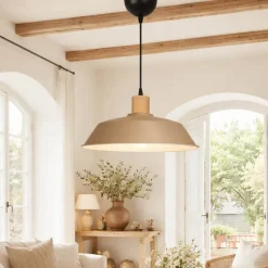 Riippuvalaisin Linento Lighting Tiia 242391, Ø35.5cm, ruskea