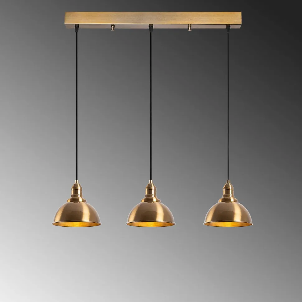 Riippuvalaisin Linento Lighting Varzan 10862, 70x21x117cm, antiikkimessinki