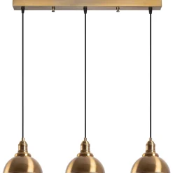 Riippuvalaisin Linento Lighting Varzan 10862, 70x21x117cm, antiikkimessinki