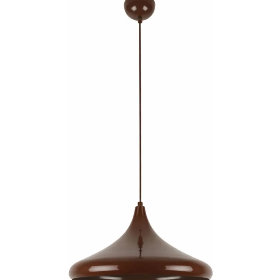 Riippuvalaisin Linento Lighting Eysan 207, Ø35cm, ruskea