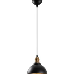 Riippuvalaisin Linento Lighting Varzan, Ø21cm, E27, musta
