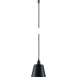 Riippuvalaisin Paulmann Plug & Shine Kofia, IP44, 3000K, 2W, antrasiitti
