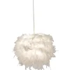 Riippuvalaisin Aneta Lighting Boa Ø 250x220 mm valkoinen