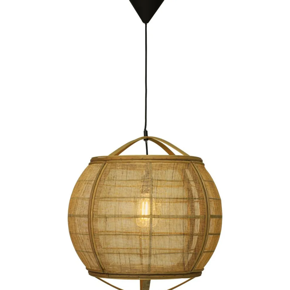 Riippuvalaisin Aneta Lighting Borneo Ø50cm, ruskea