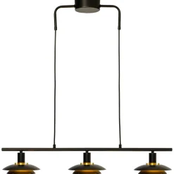 Riippuvalaisin Aneta Lighting Epsilon 86cm, 3-osainen, musta