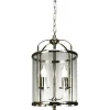 Riippuvalaisin Budgie Ø 230x410 mm 2-osainen kromi/kirkas lasi