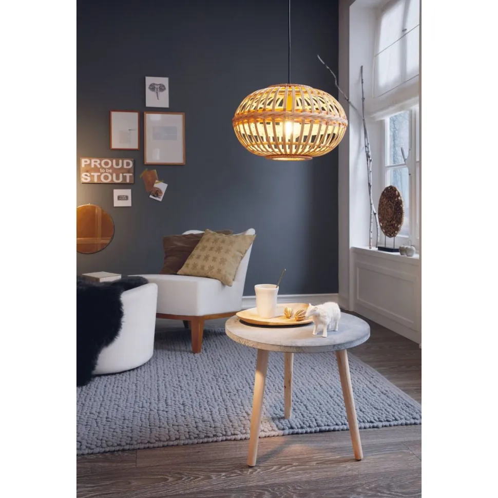 Riippuvalaisin Eglo Amsfield Ø38cm puu