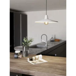 Riippuvalaisin Eglo Miniere, Ø42cm, E27, 40W, IP20, harmaa/musta