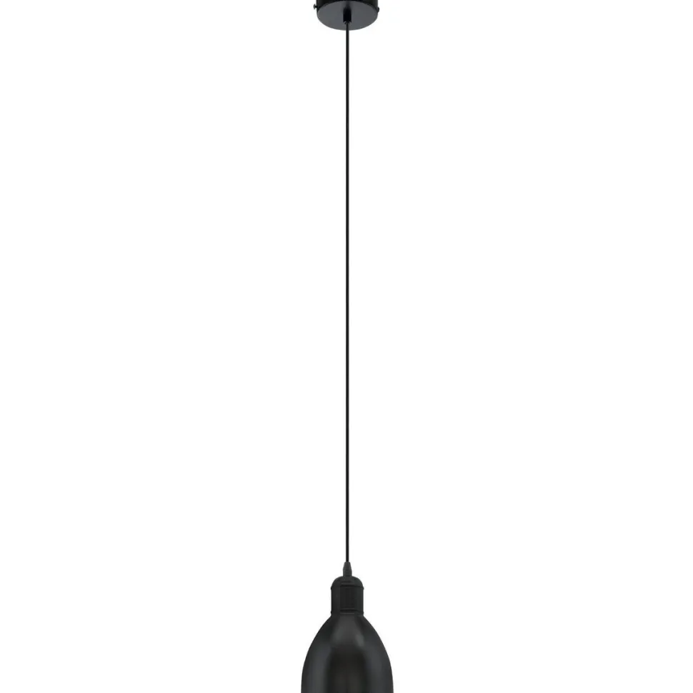Riippuvalaisin Eglo Priddy Ø15,5cm musta