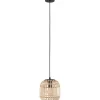 Riippuvalaisin Eglo Vintage Bordesley Ø21cm musta/puu
