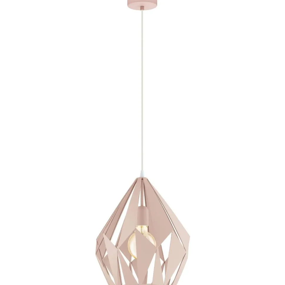 Riippuvalaisin Eglo Vintage Carlton-P Ø31cm aprikoosi