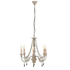 Riippuvalaisin Eglo Vintage Colchester 6x40W Ø580x1100 mm E14 IP20 taupe