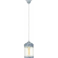 Riippuvalaisin Eglo Vintage Ø 140x1100 mm siniharmaa kirkas