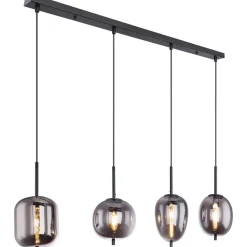 Riippuvalaisin Globo Blacky 100 cm savunharmaa/musta
