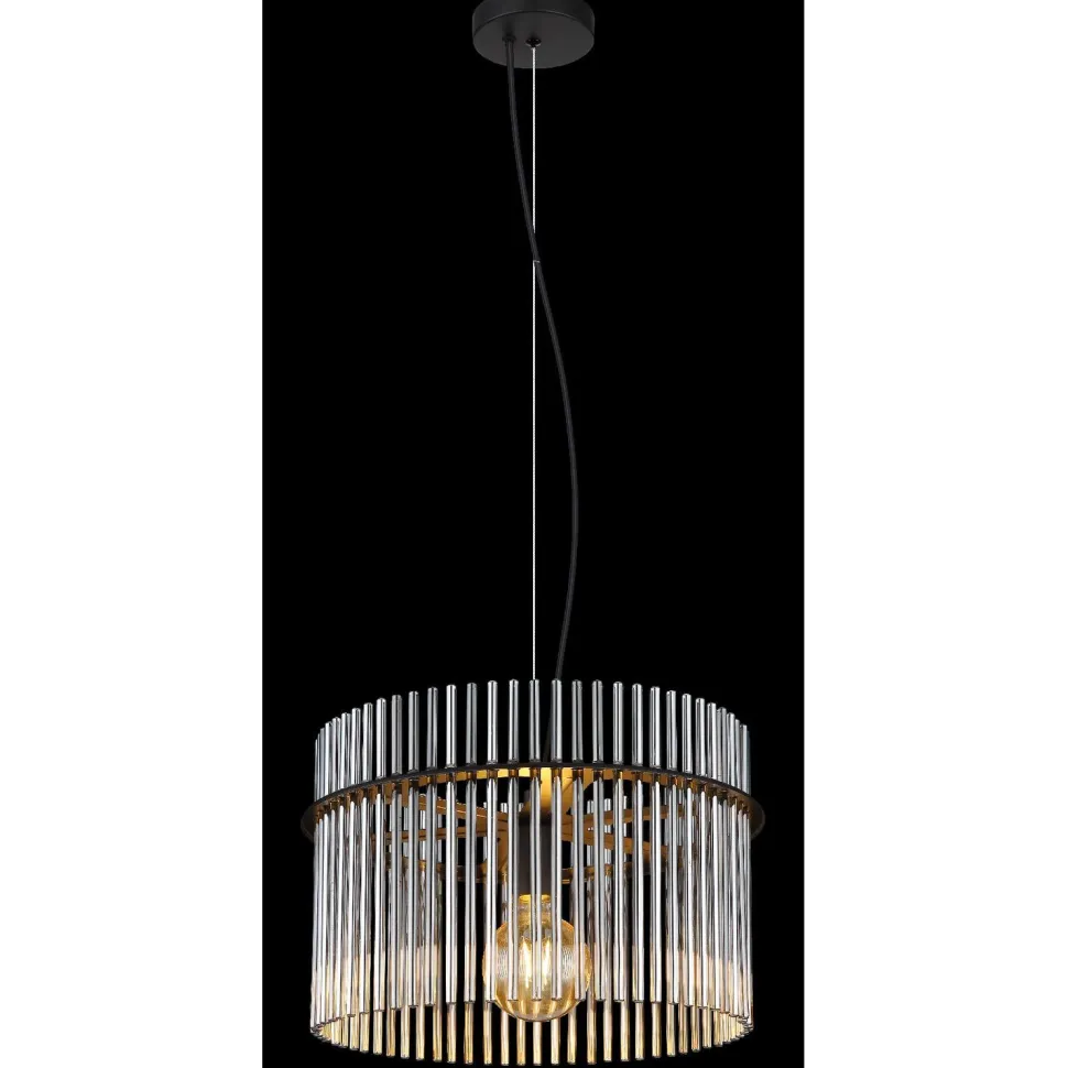 Riippuvalaisin Globo Gorley 40cm, 1xE27, musta/savu