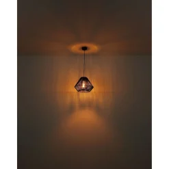 Riippuvalaisin Globo Houdini, 4xE27, musta/luonnollinen