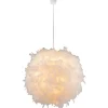Riippuvalaisin Globo Katunga Ø60cm 40W valkoinen
