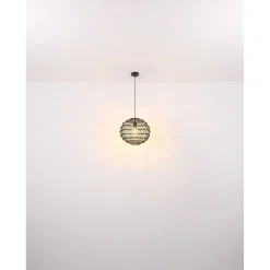 Riippuvalaisin Globo Senni 59cm, tummanruskea, 1xE27