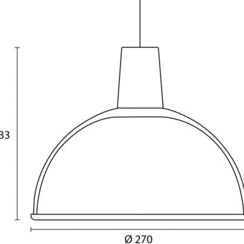 Riippuvalaisin Innolux Kuplat Ø 270x133 mm savunharmaa