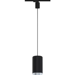 Riippuvalaisin kiskoon Paulmann ProRail3 Corus, E27, max.50W, himmennettävä, hopea