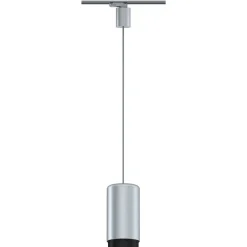 Riippuvalaisin kiskoon Paulmann ProRail3 Corus, E27, max.50W, himmennettävä, hopea