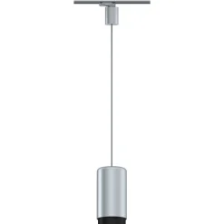 Riippuvalaisin kiskoon Paulmann ProRail3 Corus, E27, max.50W, himmennettävä, hopea