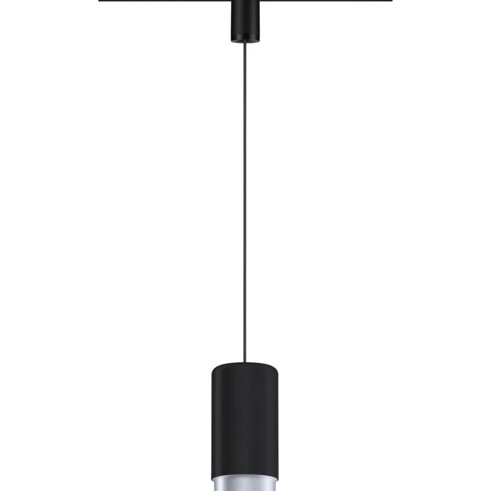 Riippuvalaisin kiskoon Paulmann URail Corus, E27, max.50W, himmennettävä, musta