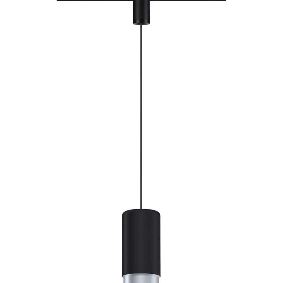 Riippuvalaisin kiskoon Paulmann URail Corus, E27, max.50W, himmennettävä, musta
