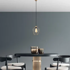Riippuvalaisin Linento Lighting Armut-6677, Ø20cm, kulta