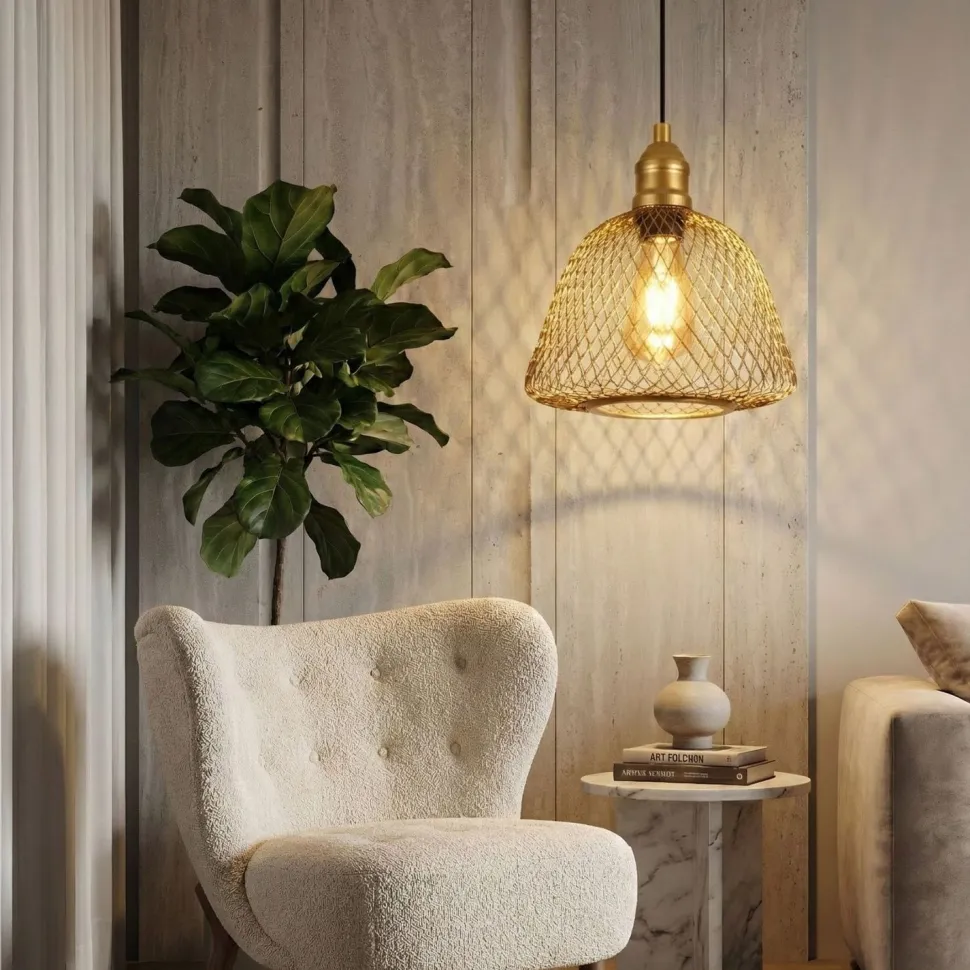 Riippuvalaisin Linento Lighting Berk Ø23cm kulta