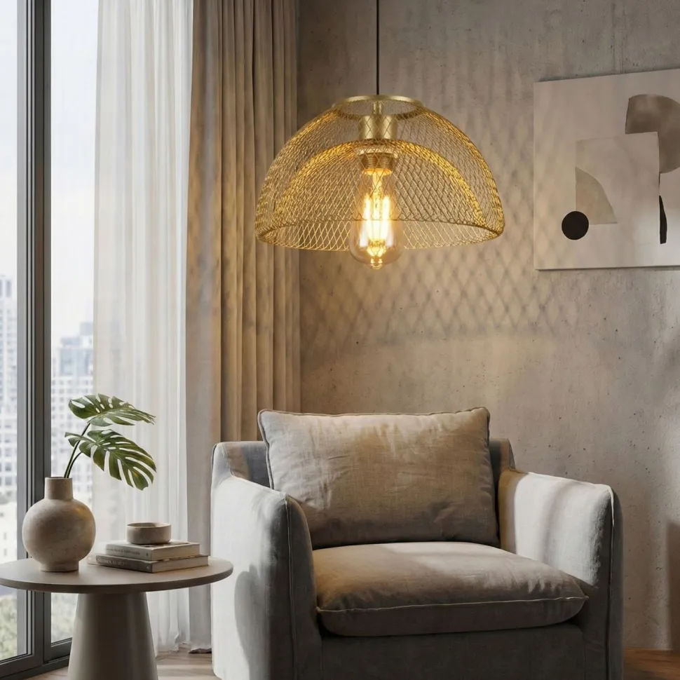 Riippuvalaisin Linento Lighting Berk Ø28cm kulta