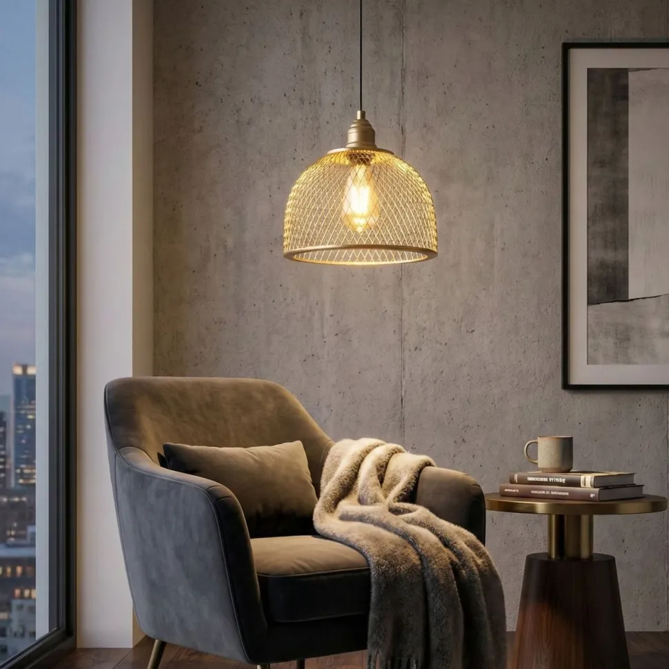 Riippuvalaisin Linento Lighting Berk Ø25cm kulta