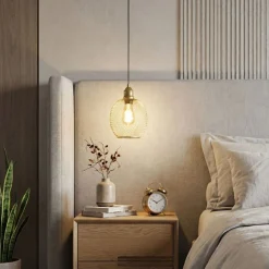 Riippuvalaisin Linento Lighting Berk pyöreä Ø24cm kulta