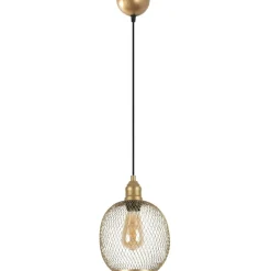 Riippuvalaisin Linento Lighting Berk pyöreä Ø24cm kulta