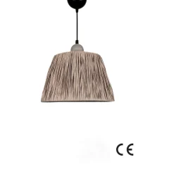 Riippuvalaisin Linento Lighting BK048, ø30cm, E27, max. 40W, IP20, harmaa
