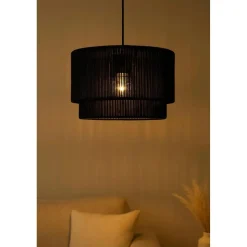 Riippuvalaisin Linento Lighting BK073, ø35cm, E27, max. 40W, IP20, musta