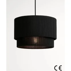 Riippuvalaisin Linento Lighting BK073, ø35cm, E27, max. 40W, IP20, musta