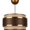 Riippuvalaisin Linento Lighting BK029, Ø28cm, ruskea