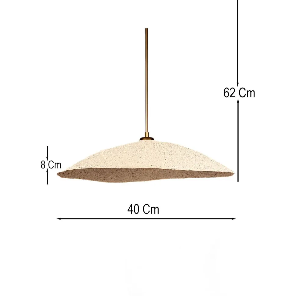 Riippuvalaisin Linento Lighting BK183 kulta/luonnonvalkoinen
