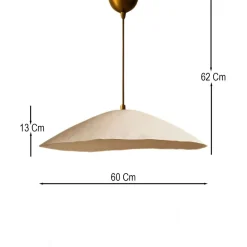 Riippuvalaisin Linento Lighting BK178 kulta/valkoinen
