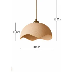 Riippuvalaisin Linento Lighting BK199 vaaleanpunainen/kulta